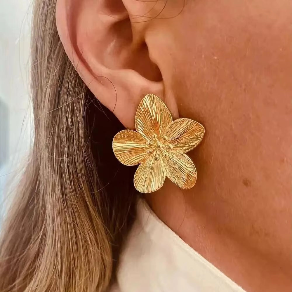 Uworld Hypoallergenic Fashion Vintage Flower Earrings Premium Alloy Women'S Party Earrings Женск