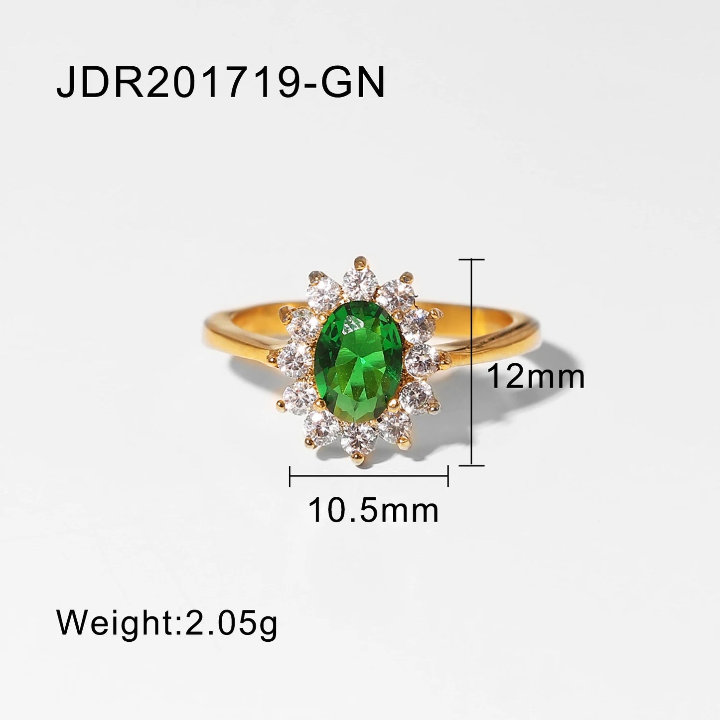 Chunky Sleek 18K Gold Plated over Stainless Steel Elysian Ring Waterproof and Tarnish Resistant Ror Women Jewelry Anillos