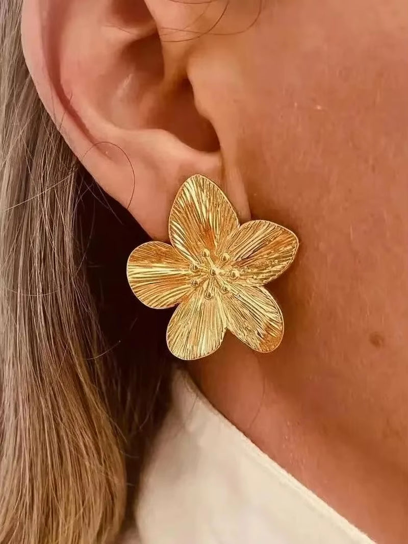 Uworld Hypoallergenic Fashion Vintage Flower Earrings Premium Alloy Women'S Party Earrings Женск